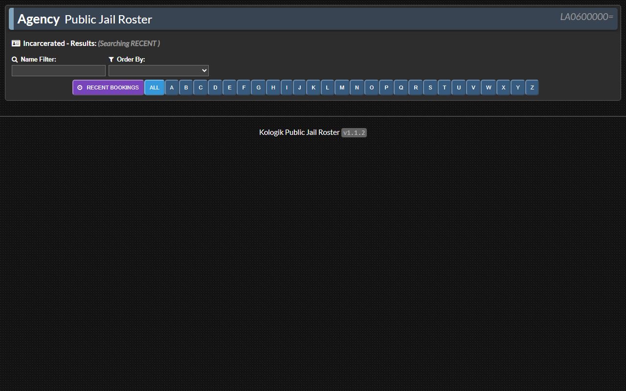 Webster Parish inmate population Kologik public jail roster search
